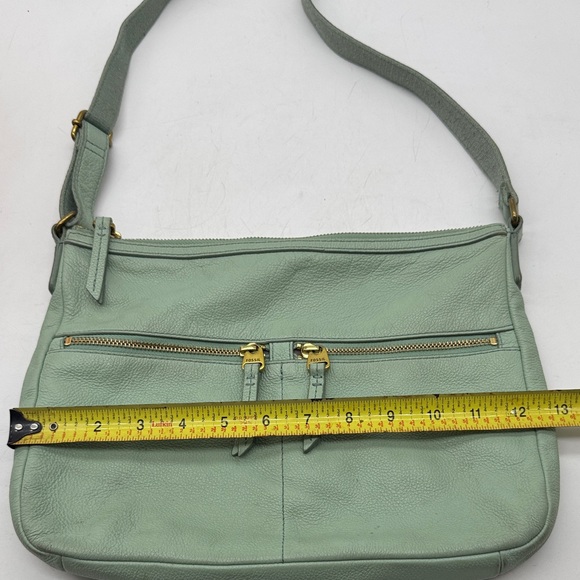 Fossil Mint Green Leather Shoulder Bag MCB8921S - Picture 6 of 13